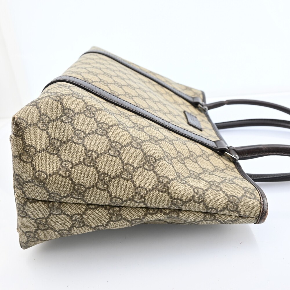 Auth Gucci Gg Supreme Tote Bag Pvc #196260G28B - Picture 5 of 15
